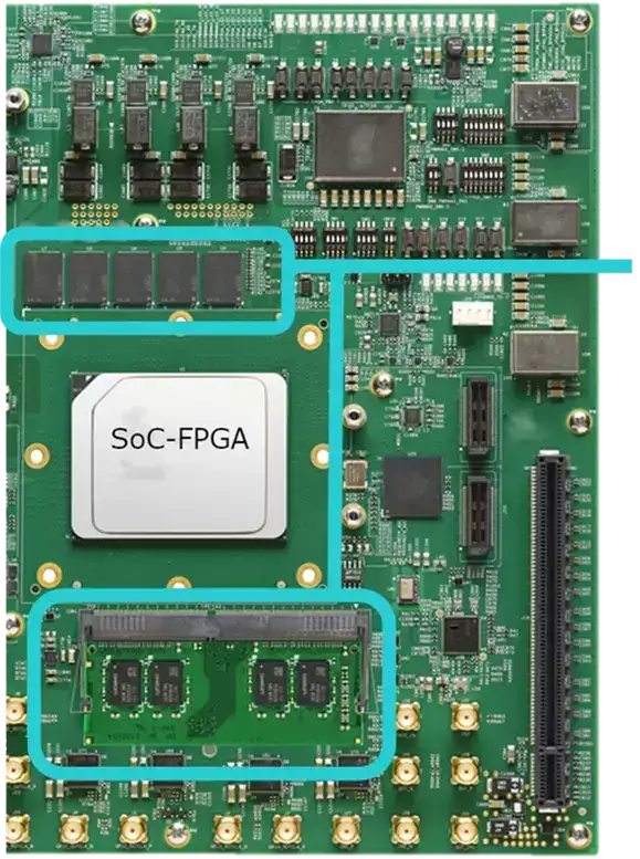 SoC FPGA Interface Design Board right
